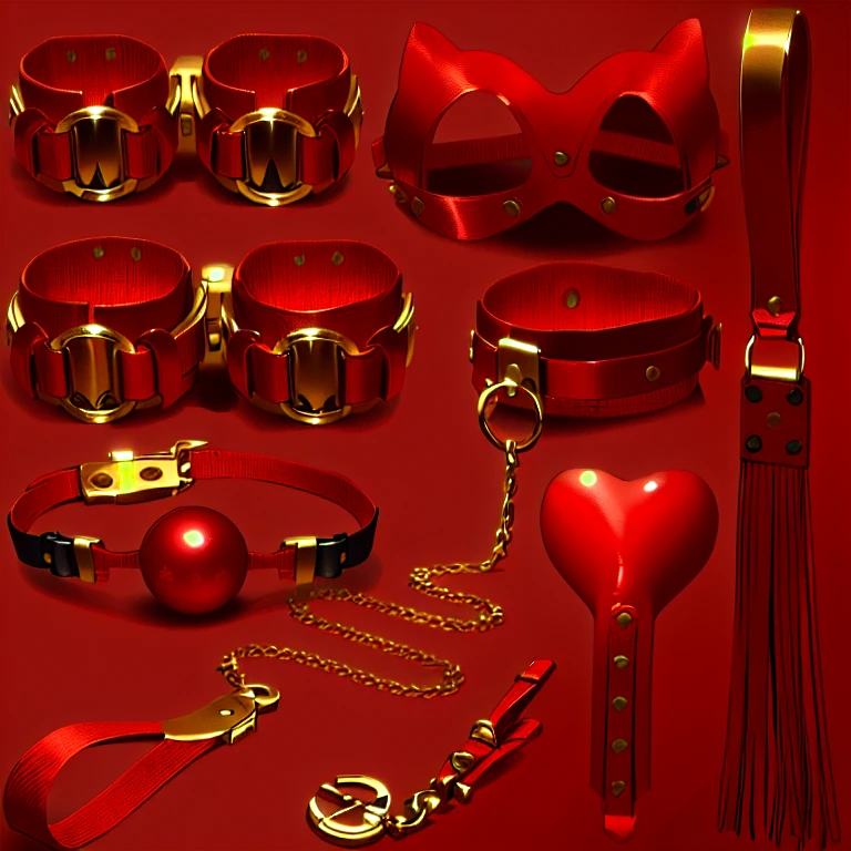 縄や手枷などSMを象徴する小道具